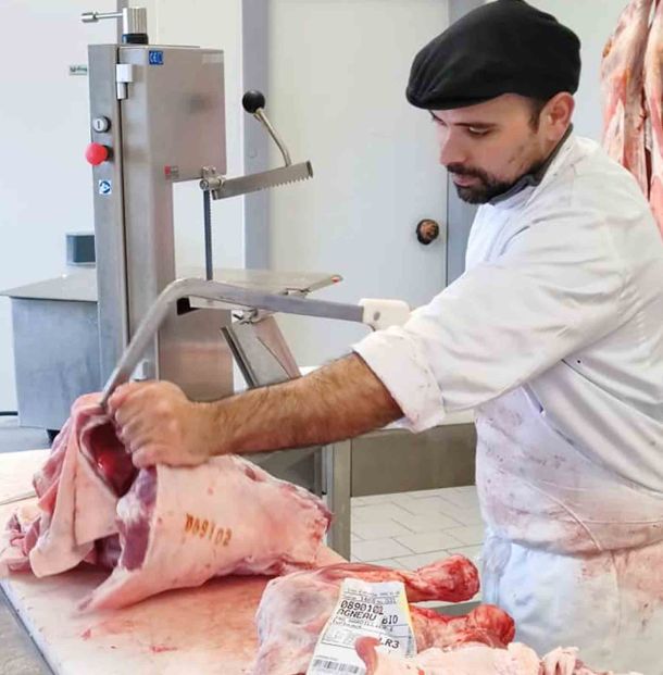 Tout est réalisé à la ferme d'élevage même la découpe de viande